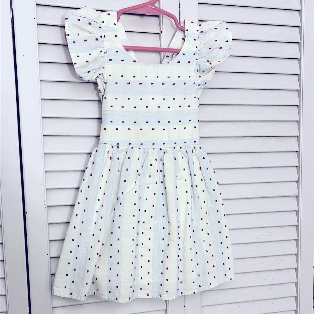 Cat & Jack Striped Polka Dot Dress